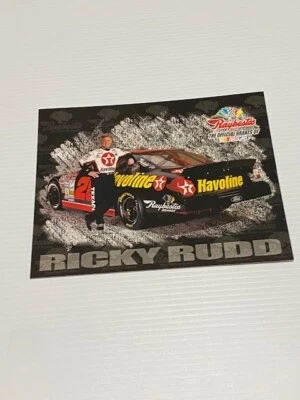 Postal/folleto vintage de Ricky Rudd Nascar 2001 Foto 1 de 2
