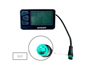 D13 Inteligente 36V/48V Bicicleta Eléctrica Pantalla LCD Ebike Velocímetro Impermeable - Imagen 1 de 5