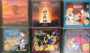 Pinocchio,Alice,Bambi,Snow White,Sleeping Beauty,Lion King Rhythm CDs - Picture 1 of 1