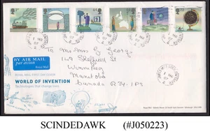 GREAT BRITAIN - 2007 WORLD OF INVENTION - FDC to CANADA - Picture 1 of 1