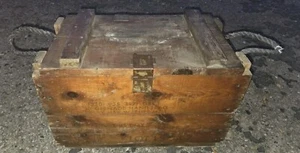 Vintage Empty 30 Hand Grenade Military Wood Shipping Crate FRAG M56 1971 Vietnam - Picture 1 of 19
