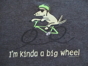 Neu Teddy the Dog ~ I'm kinda a big wheel ~ T-Shirt Größe M ~ S/S Rundhalsausschnitt (3) - Bild 1 von 5