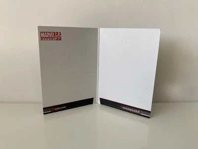 2021-22 Marvel Annual Battle Booklets #BB7- Blank Makkari Vs Quicksilver - Image 1 of 4