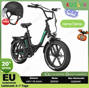 🎯Bis 120KM Elektrofahrrad 500-Motor 20 Zoll E-bike Damen 15.6AH Trekking 7 Gang - Foto 1 di 18