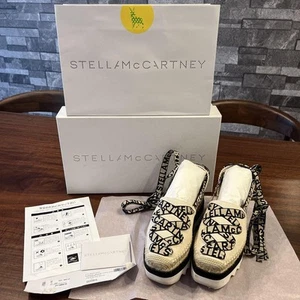STELLA McCARTNEY Gaia Plateau Espadrilles Designer Keilabsatz Sandalen nachhaltig - Bild 1 von 12