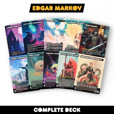 Edgar Markov X MTG Custom Altered Art | Full 100 Card EDH Deck w/Custom Tokens - Image 1 of 4