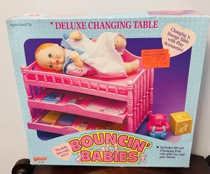 Vintage Galoob Bouncin Babys Deluxe Wickeltisch 1989 RAR! - Bild 1 von 8