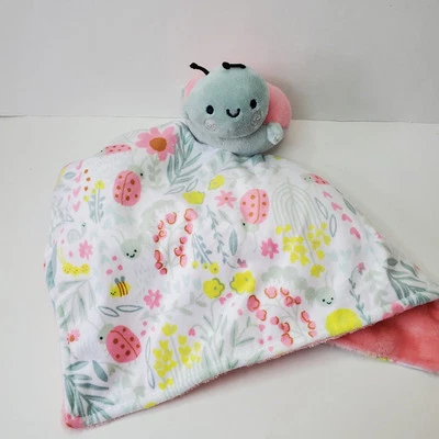 Manta de seguridad Carter's Just One You Ladybug peluche juguete floral Foto 1 de 4