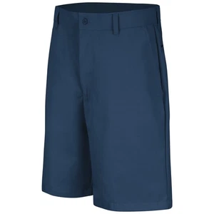 Red Kap Men's Cotton Casual Plain Front Shorts - Picture 1 of 4
