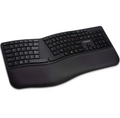 Kensington Pro Fit Ergo Wireless Keyboard QWERTY Layout, Dual 2.4GHz and - Image 1 of 4