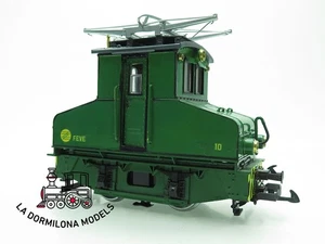 AG739 Escala G - LGB LOCOMOTORA ELECTRICA Nº 10 FEVE - Artesanal - S/C - Picture 1 of 24