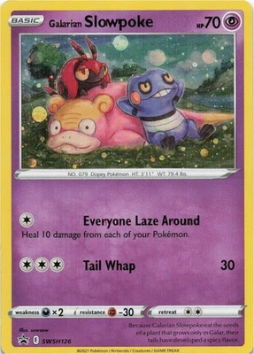 Pokemon - Galarian Slowpoke #SWSH126 - SWSH: Sword & Shield Promo Cards Holo - Image 1 of 2