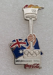 ATLANTA 1996 PATROCINADOR COCA-COLA ANTORCHA RELÉ PIN OLÍMPICO - Imagen 1 de 1