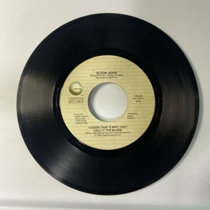 Elton John: I Guess Thats Why They Call It The Blues/The Retreat- Vinyl 45 - Imagen 1 de 2