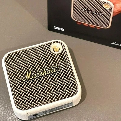 Marshall Willen Portable Bluetooth Speaker Mini Music Player -- Cream