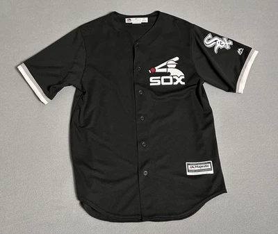 Camiseta de los Medias Blancas de Chicago MLB Med Thomas #35 cosida Salón de la Fama Cool Base EE. UU. Foto 1 de 4