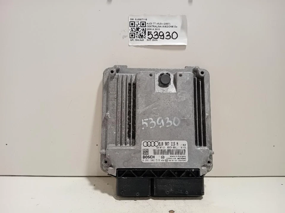 CENTRALINA INIEZIONE PER AUDI TT Serie (8J3) 8J0907115 BWA benzina 1984 (06>14) - Immagine 1 di 4