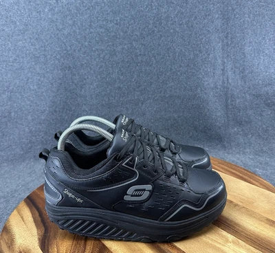 Zapatos Skechers Shape Up refrigerados por aire negros de espuma viscoelástica modelando tonificación para mujer 8 Foto 1 de 4
