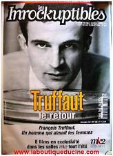 Francois Truffaut Retrato por Les Inrockuptibles Cartel Cine / Movie Póster