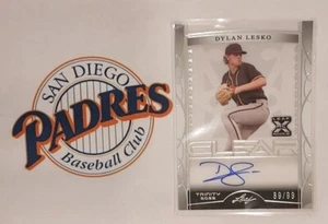 2022 BLATT TRINITY DYLAN LESKO RC SILBER KLAR ROOKIE Autogramm AUTO XRC/99 - Bild 1 von 5