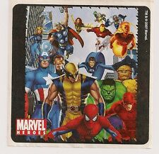 2007 MARVEL HEROES STICKER #3 AVENGERS FANTASTIC 4 DAREDEVIL X-MEN SPIDER-MAN