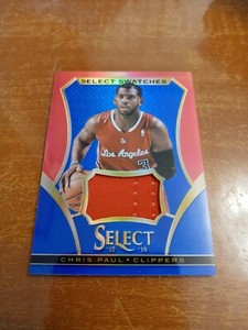2013-14 Panini Select Chris Paul Select Swatches Game Worn Jersey #D 11/35