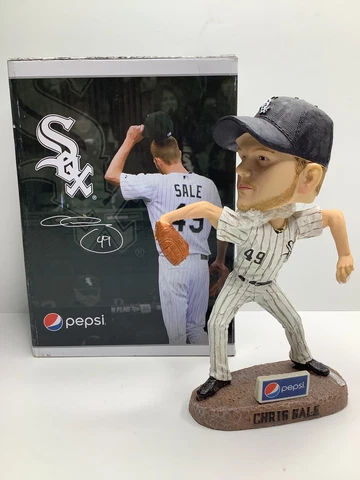 Chris Sale Chicago White Sox Pepsi  Bobblehead With Box Stadium Giveaway 2014 Cover