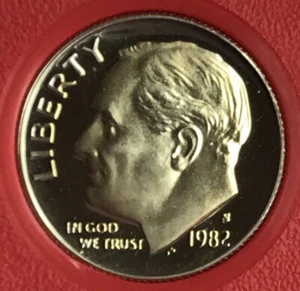 1982-S PROOF ROOSEVELT DIME - Picture 1 of 2