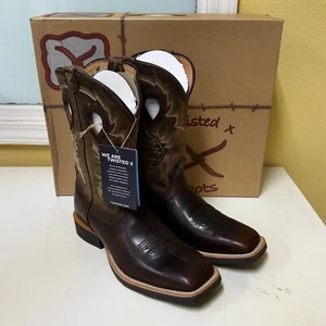 Twisted X Men's Cowboy Boots - Smoky Chocolate & Tobacco - MRS0069 - 11" L@@K! - Picture 1 of 4
