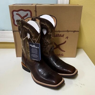 Twisted X Men's Cowboy Boots - Smoky Chocolate & Tobacco - MRS0069 - 11" L@@K! - Image 1 of 4