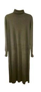 Vtg Laura Ashley Elite Collection Knit Maxi Sweater Dress Medium lundy island  - Picture 1 of 6