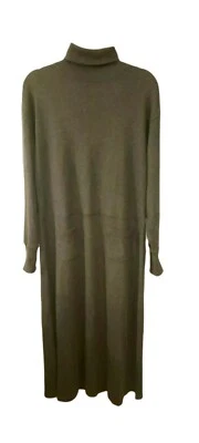 Vtg Laura Ashley Elite Collection Knit Maxi Sweater Dress Medium lundy island  - Image 1 of 4
