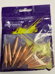 Punta de contacto de antorcha Mig M6 de 1,0 mm 8x45 mm de largo Parweld TET01068 varias cantidades - Imagen 1 de 1