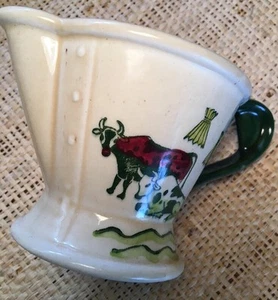 Metlox Poppytrail California COWS Small Pitcher~Hand painted  RARE design vintg - Picture 1 of 5