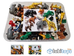 Lego® Duplo Figur Tier Bauernhof Zoo Wildtiere BUNT GEMISCHT Tiger Elefant Giraf - Bild 1 von 5