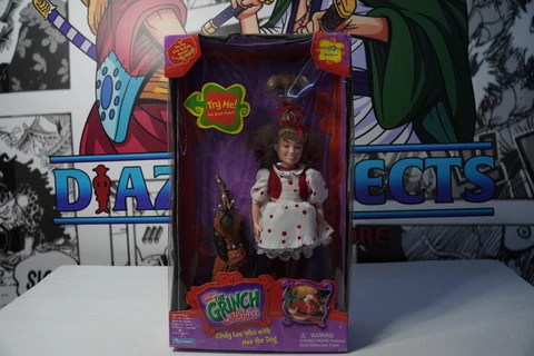 PLAYMATES 2000 THE GRINCH STOLE CHRISTMAS CINDY LOU WHO WITH MAX THE DOG Cover