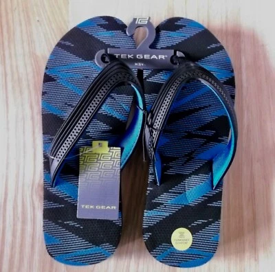 Chanclas CHICOS TEK GEAR NEGRAS Y AZULES - SANDALIAS - MEDIANAS (3/4) - NUEVAS CON ETIQUETAS Foto 1 de 4