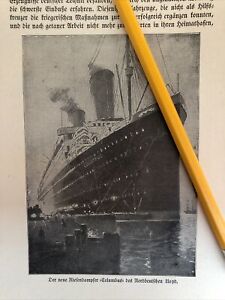 Dampfer " Columbus " 1923 Norddeutscher Lloyd Schichau Werft Danzig Schiff  654