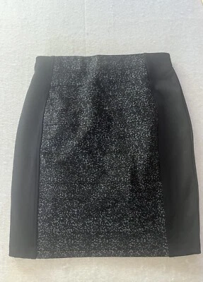 Falda Joseph Ribkoff Mujer Talla 14 Negra Lápiz Pull On Elástica Trabajo Oficina Foto 1 de 4