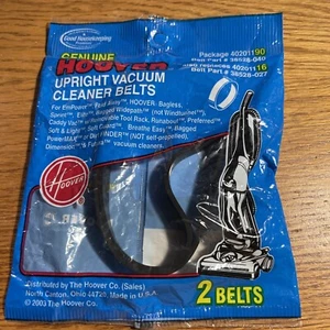 Paquete de 2 correas de aspiradora verticales Hoover genuinas NOS 38528-027 / 38528-40 - Imagen 1 de 2