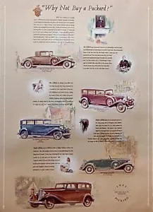 Packard 1912 ,’Why Not Buy A Packard ? ‘Vintage Car A1 Poster - Picture 1 of 1