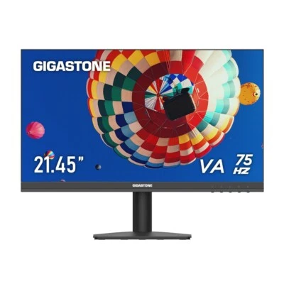 Gigastone 22 inch VA LED Back Light Monitor 75Hz FHD 1920 x 1080 with HDMI Cable