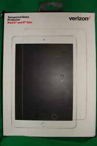 1 New iPad 5th and 6th Gen Tempered Glass Screen Protector Verizon - Picture 1 of 4