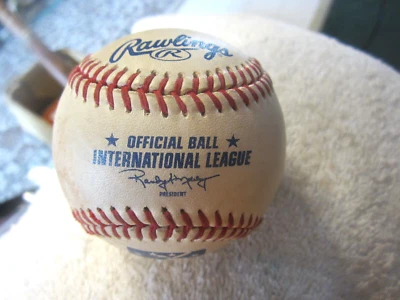 1 автограф Международной лиги бейсбола Толедо Огайо грязь куры, MLB несовершеннолетних винтажный - Изображение 1 из 3