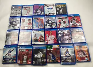 Lot Of 20+ Sports Games PS4 Baseball Football Basketball - Picture 1 of 1