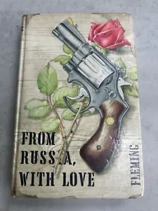 From Russia With Love 1st FIRST EDITION 1970's DJ Cape Ian Fleming James Bond - Picture 1 of 12