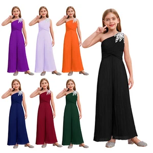 Flower Girls Princess Dress Kids Party Formal Wedding Bridesmaid Prom Dress - Picture 1 of 75