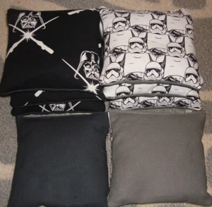 SET OF 8 STAR WARS - DARTH VADER & STORM TROOPERS CORNHOLE BAGS - Picture 1 of 2