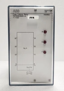 Relé de falla de fusible ABB 1MYN563005-A FFR 110V - Imagen 1 de 8