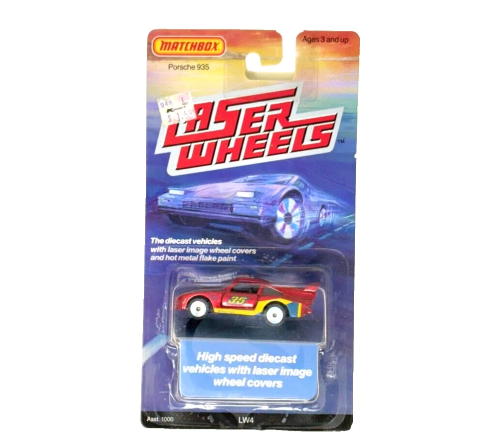 1988 Matchbox Лазерные Колеса Porsche 935 LW4 (как новый в коробке) - Изображение 1 из 1